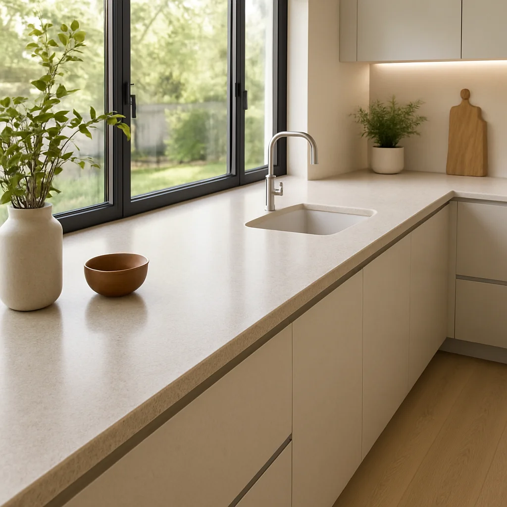 Linen cream
                            Silestone  - Suma — Blaty kuchenne — Blaty kuchenne Lublin