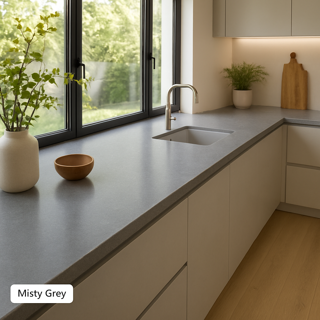 Misty Grey — Konglomerat marmurowy