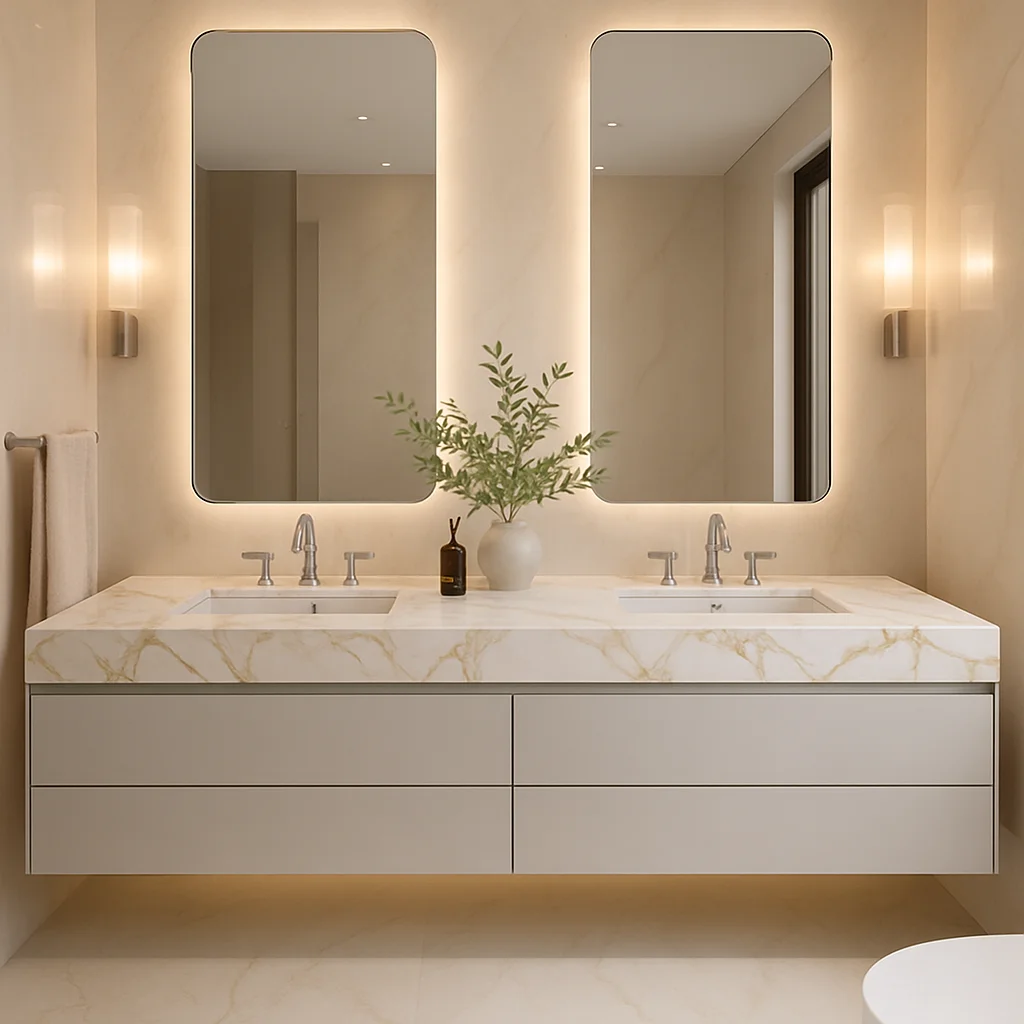 Marble Calacatta Gold B — Blaty łazienkowe