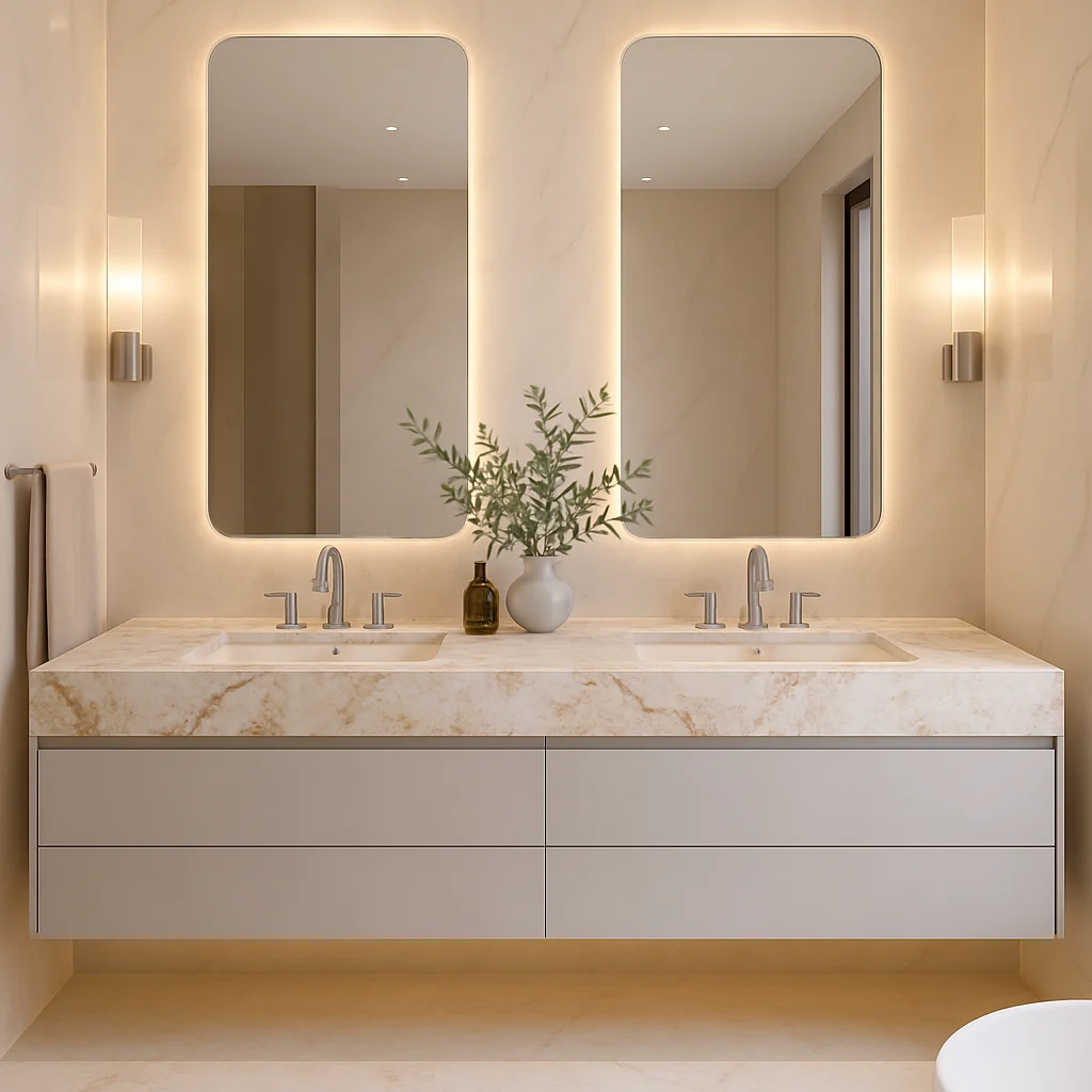 Marble Capraia — Blaty łazienkowe
