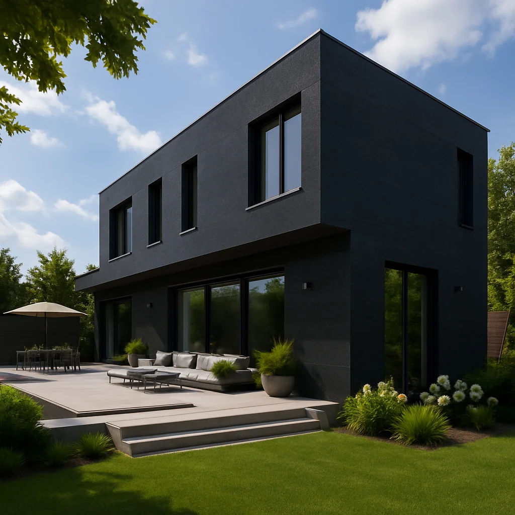 5810 Black Tempal — Elewacje i ogrody