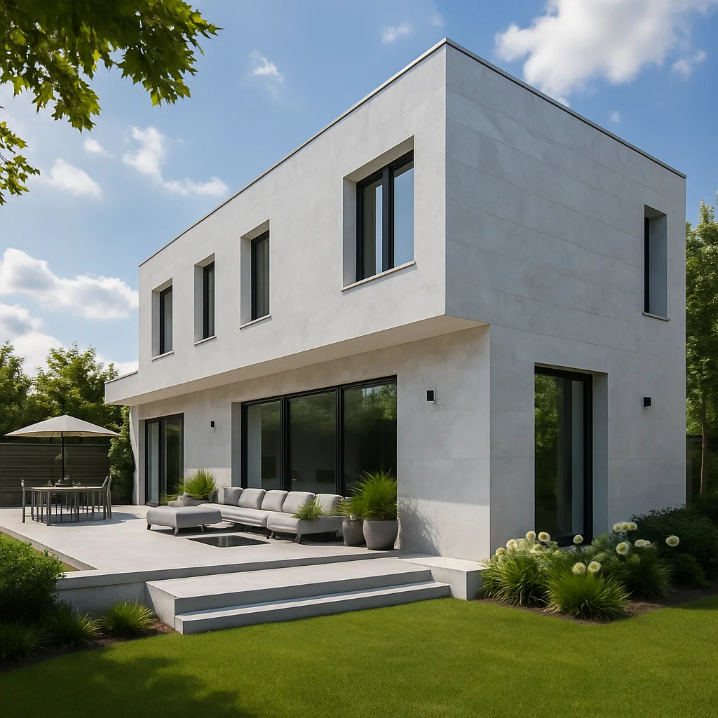 7970 Calacatta Troyes — Elewacje i ogrody