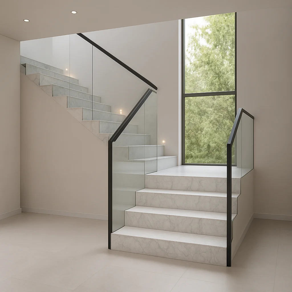 Bianco Carrara — Schody kamienne — Schody kamienne Lublin