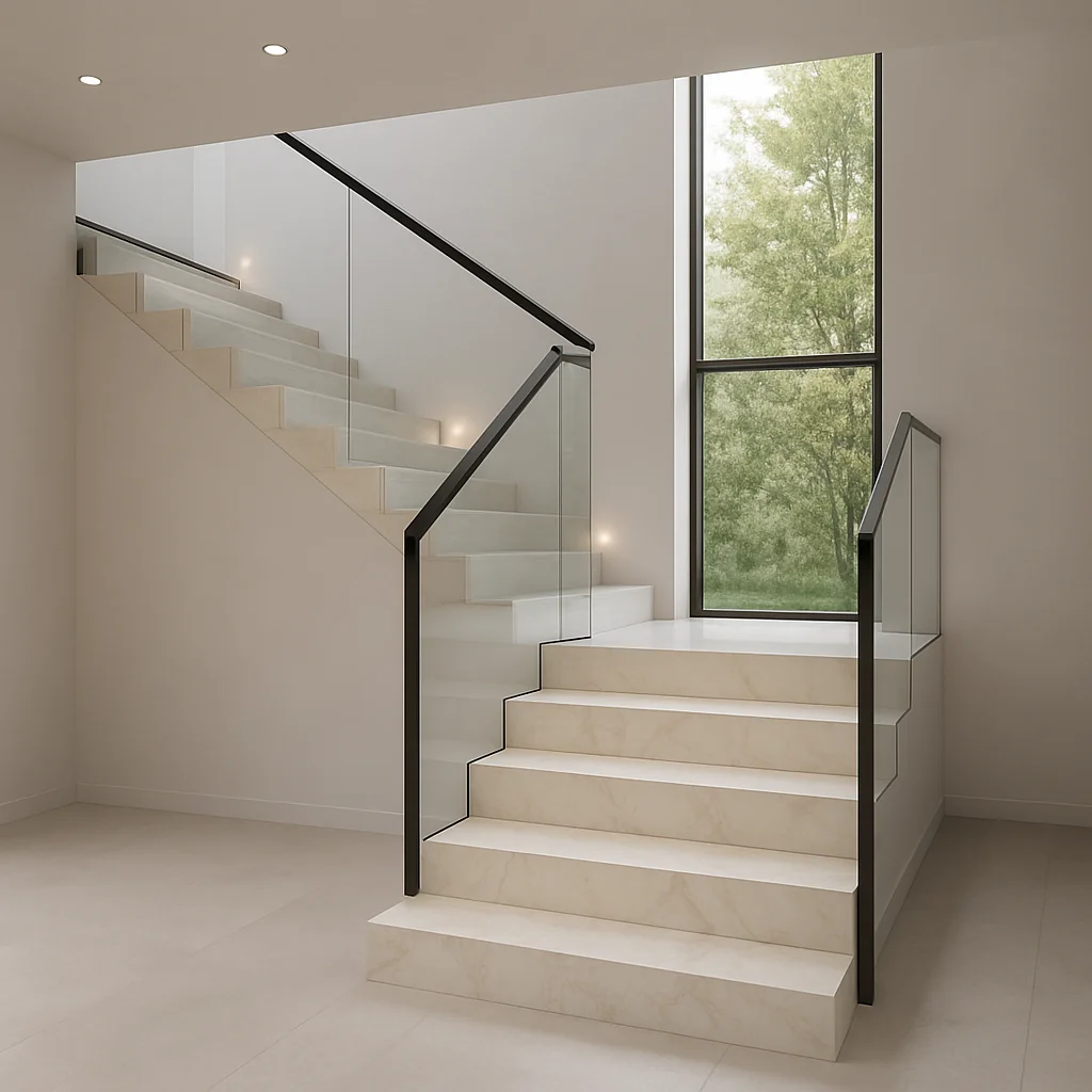 Calacatta Oro — Schody kamienne