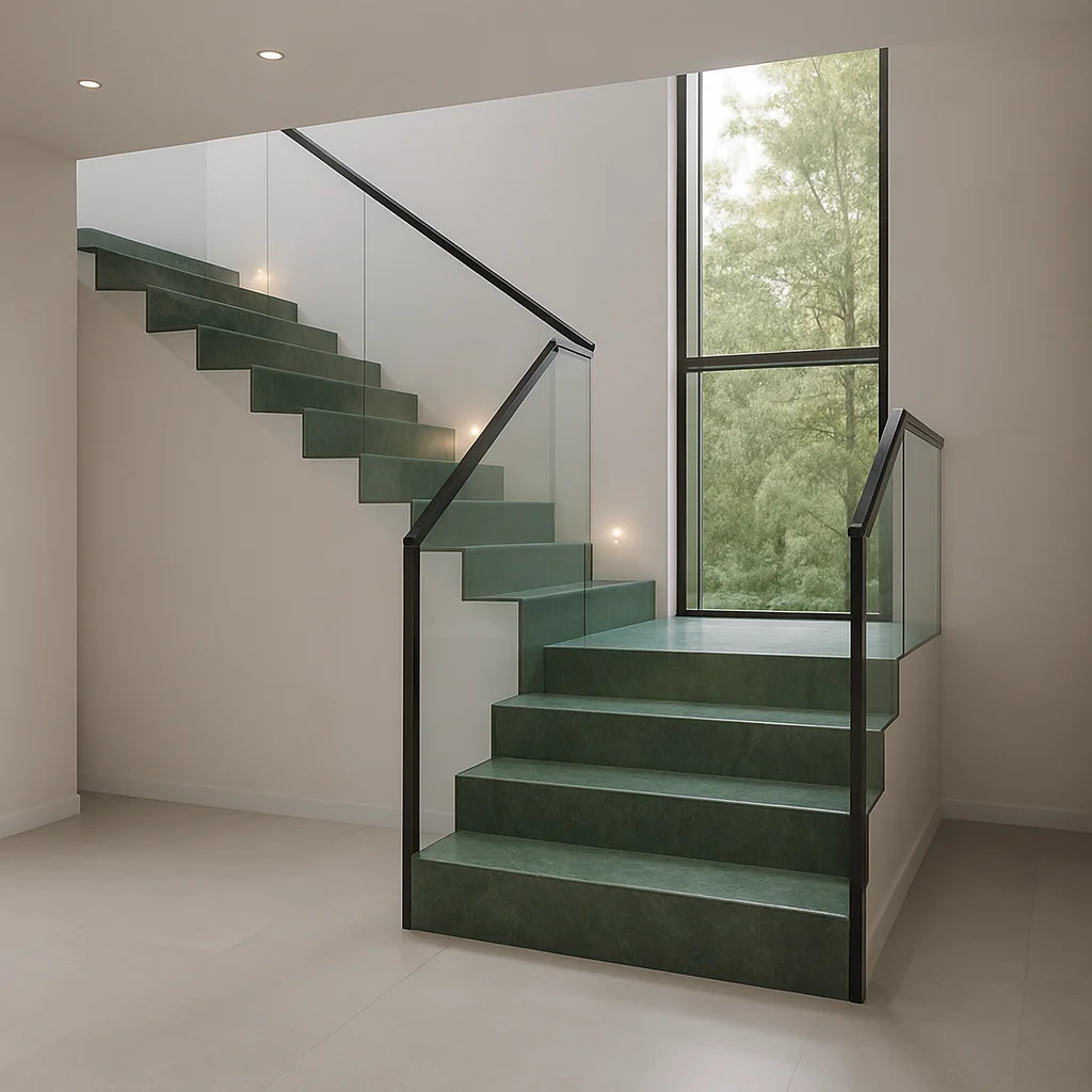 Jardin emerald — Schody kamienne
