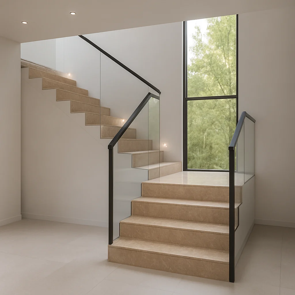 Linen cream
                            Silestone  - Suma — Schody kamienne