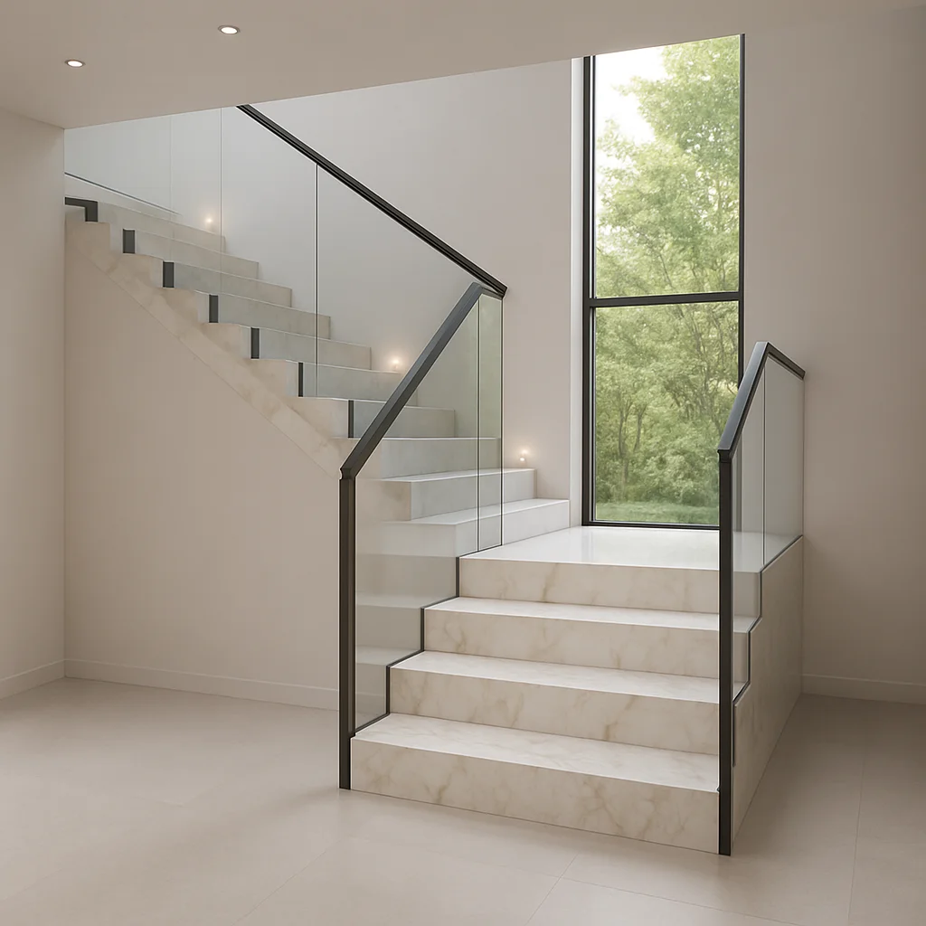 Marble Calacatta Gold A — Schody kamienne