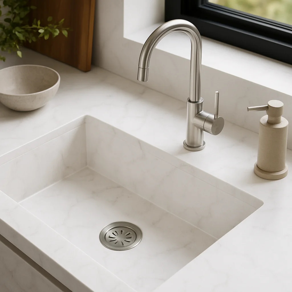 7200 Aquitaine Blanca — Zlewozmywaki