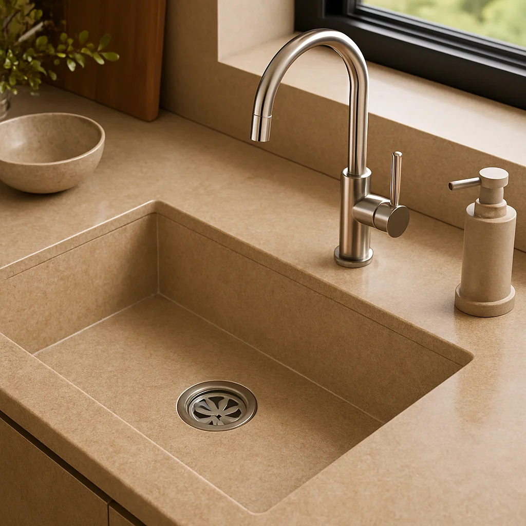9030 Royal Beige — Zlewozmywaki