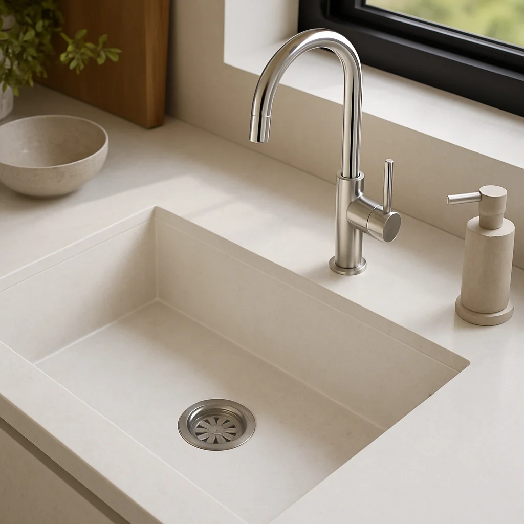 Linen cream
                            Silestone  - Suma — Zlewozmywaki