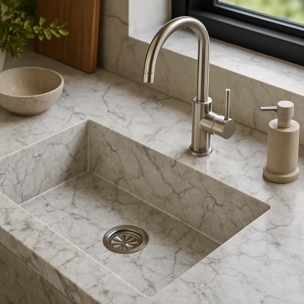 Marble Breach A — Zlewozmywaki