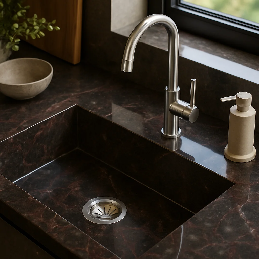Marble Brun — Zlewozmywaki