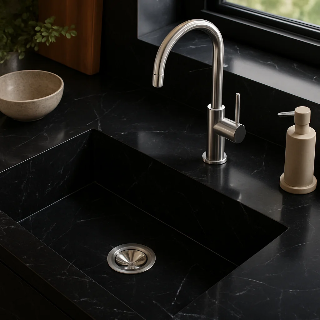 Nero Marquina — Zlewozmywaki