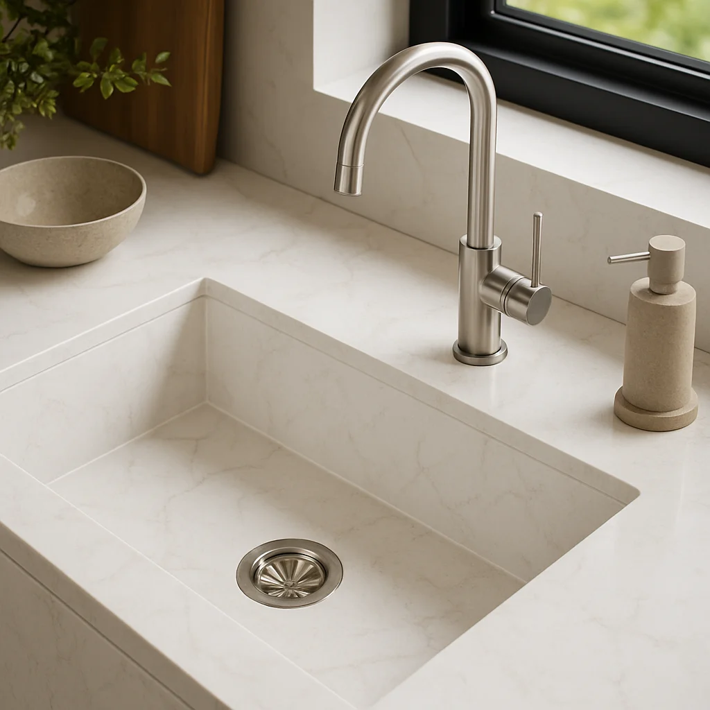 Persian white
                            Silestone  - Suma — Zlewozmywaki