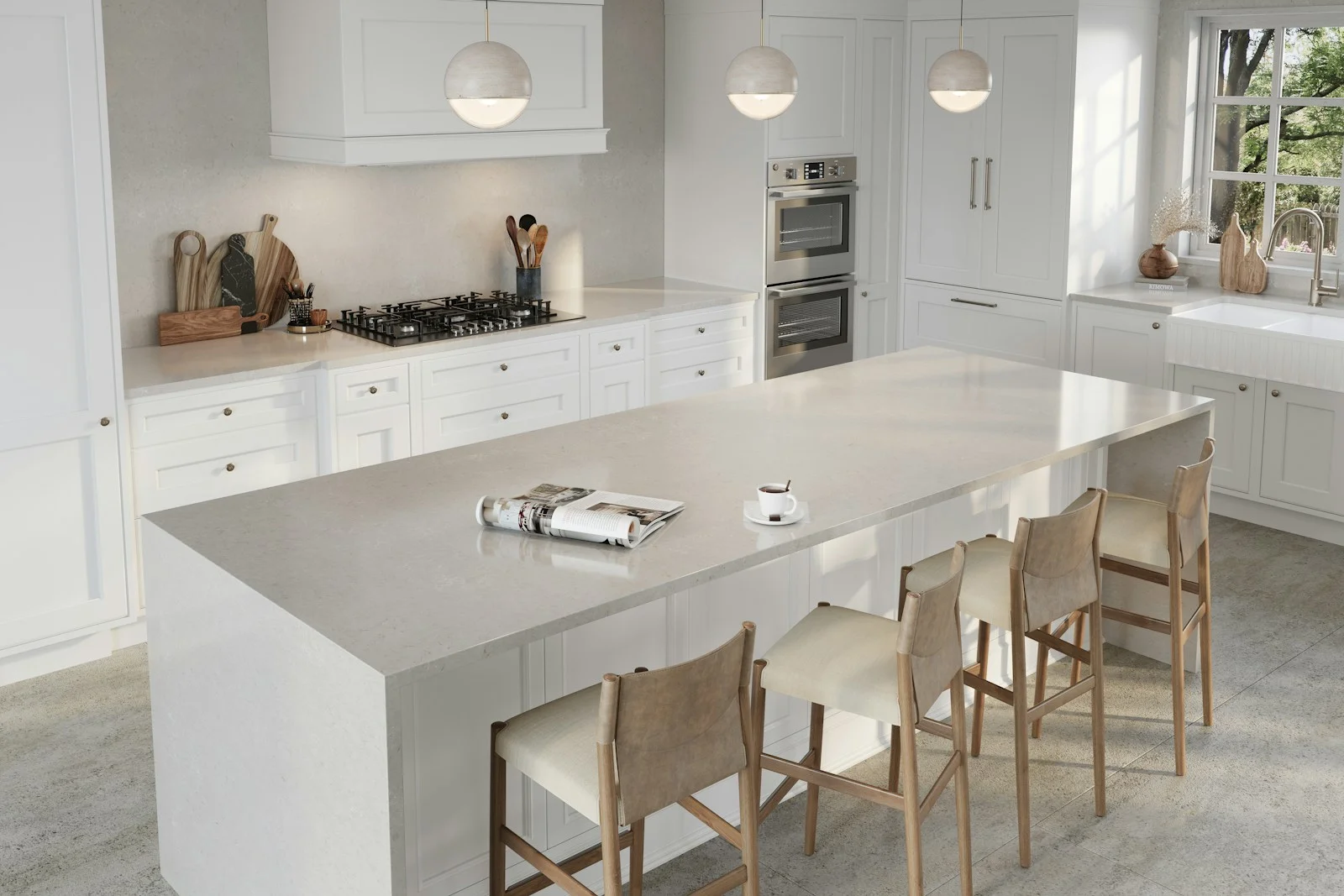 Motion grey
                            Silestone  - Suma — Schody kamienne
