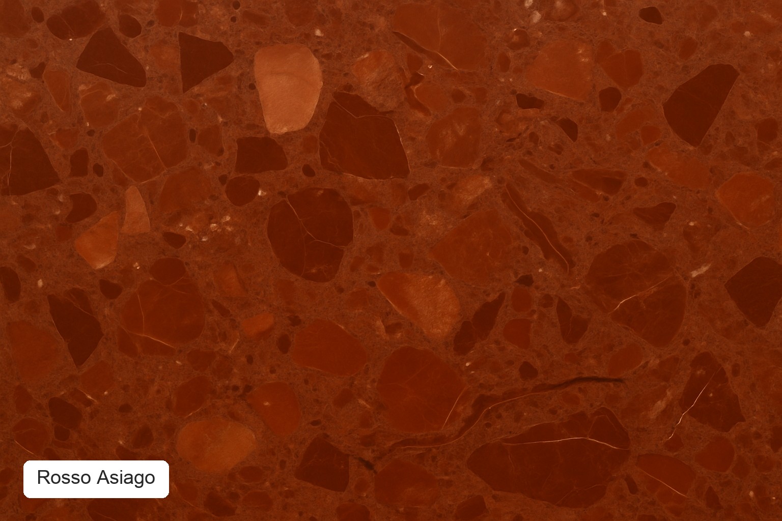 Wzór Rosso Asiago — Parapety z konglomeratu marmurowego
